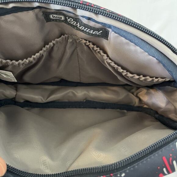 LUG Carousel Convertible Crossbody Belt Bag Navy Firework RFID Convertible - Picture 7 of 12